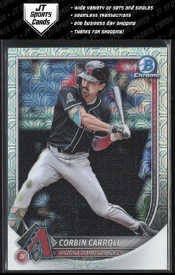 2025 Bowman Corbin Carroll 96 Mojo Refractor Arizona Diamondbacks