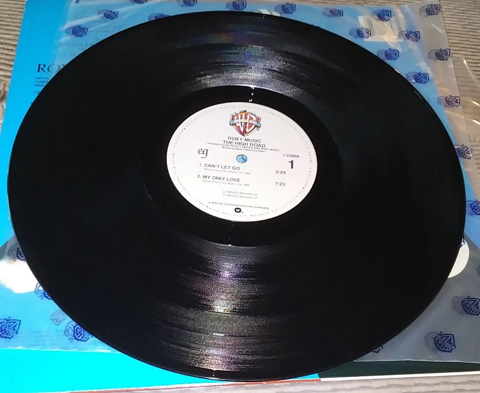 THE HIGH ROAD / ROXY MUSIC 1983 WARNER BROS EP 1-23808 Foto 3 de 3