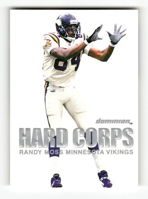 2000 SkyBox Dominion Hard Corps Randy Moss #4 HC Minnesota Vikings