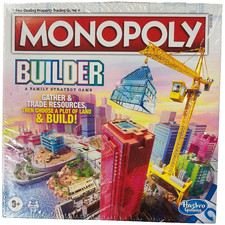 Monopoly Builder Board Game Hasbro Gaming Parker Brothers Factory Sealed