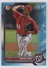 2022 Bowman Prospects Sky Blue Border 200/499 Andry Lara #BP-70 0z8v