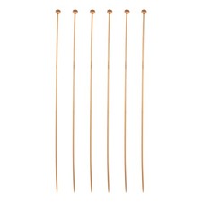 6Pcs 2.25mm Bamboo Knitting Needle Straight Single Pointed 10 Inch US Size 1