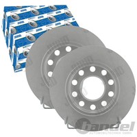 2X Jurid Bremsscheiben Hinten 245Mm Voll Passend FÜR Audi A4 Seat Exeo |