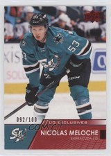 2021-22 Upper Deck AHL Exclusives 92/100 Nicolas Meloche #71 19pt