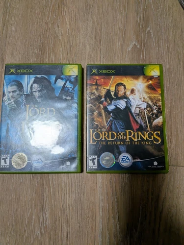 Microsoft Xbox  Lord of The Rings Return of The King & The Two Towers