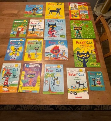 Pete the cat book lot of 16, from 2008 - 2022