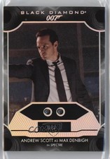 2025 Upper Deck James Bond Black Diamond Relics 4/25 Double as Andrew Scott 02aj
