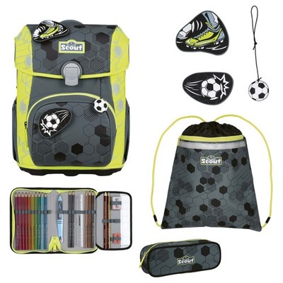 Scout Neo Exklusiv Superflash Extreme - Schulranzen Set 4tlg. Soccer Star *NEU*