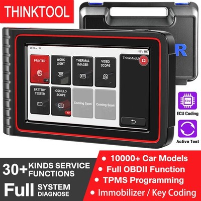 THINKCAR THINKTOOL OBD2 Scanner Reader Car Diagnostic Tool ECUCoding Active Test