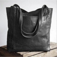 Women's Soft PU Leather Shoulder Bag Large Capacity Tote Hobo Handbag Gift