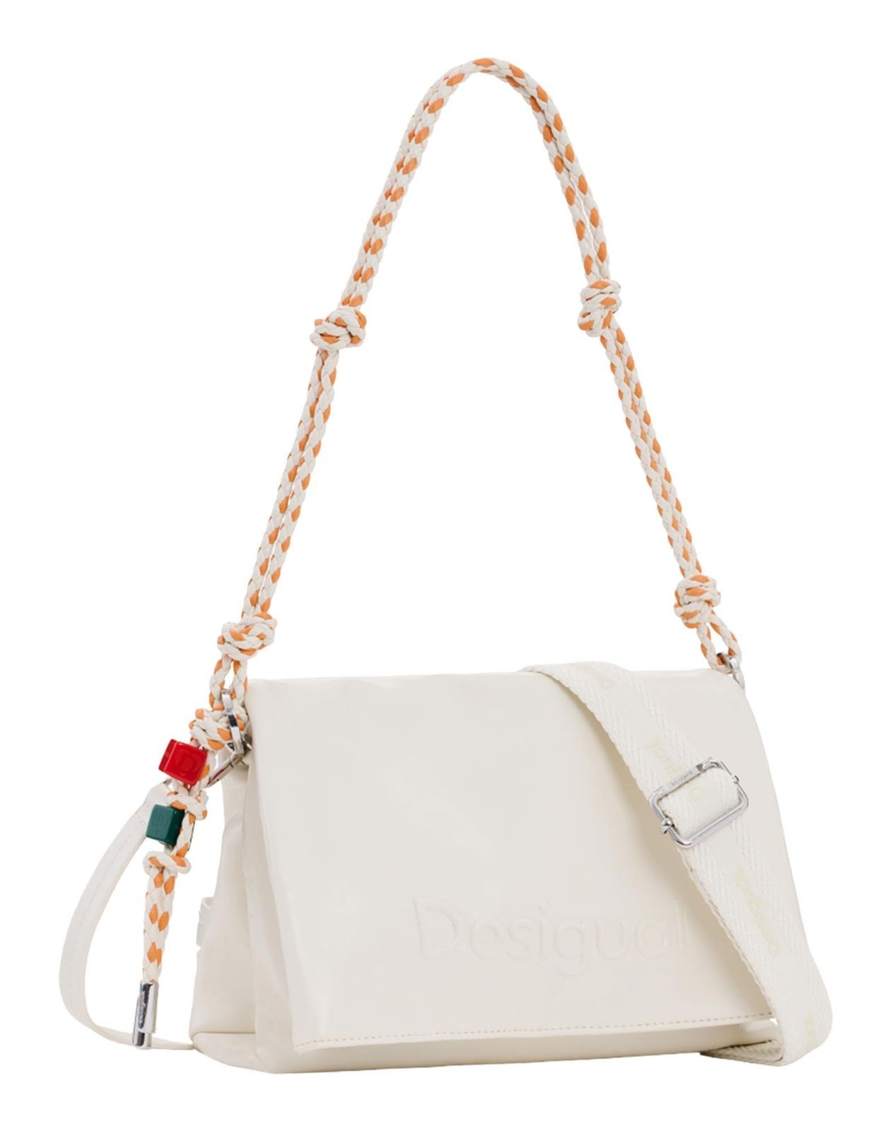 Desigual Half Logo Venecia 4.0 Crossbody Bag Ecru