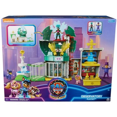 PAW Patrol: The Mighty Movie, Observatory Playset with 3 Action Figures SEALED