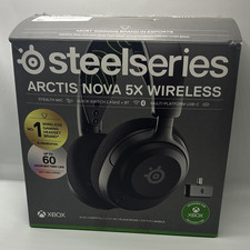 SteelSeries Arctis Nova 5X Wireless Xbox/PC Headset Bluetooth USB-C Mic Black - Image 1