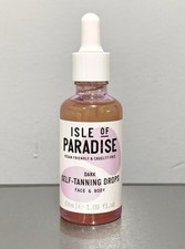 Isle of Paradise Dark Self-Tanning Drops Face  Body 1.69fl.oz