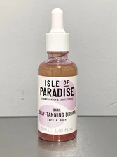 Isle of Paradise Dark Self-Tanning Drops Face & Body 1.69fl.oz