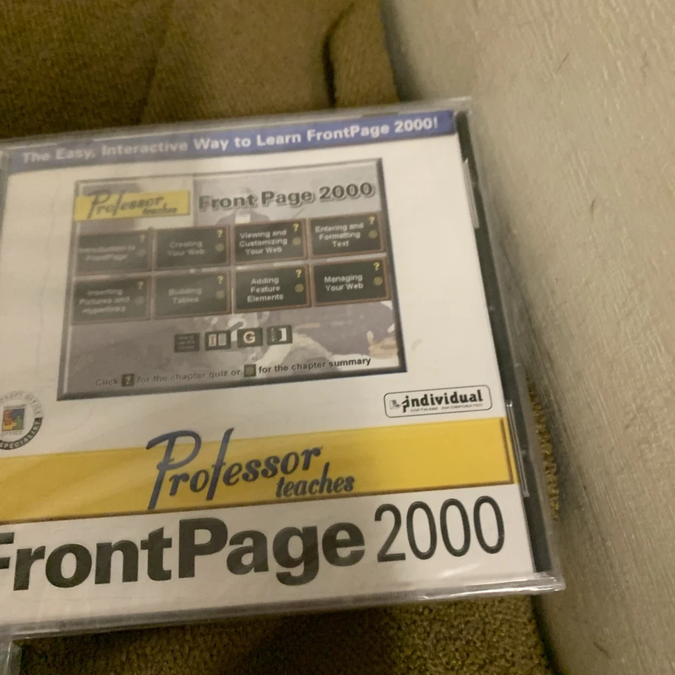 Professor Teaches Windows Me Word Excel FrontPage Outlook 2000 Lote de 5 Entrenamiento Foto 4 de 4