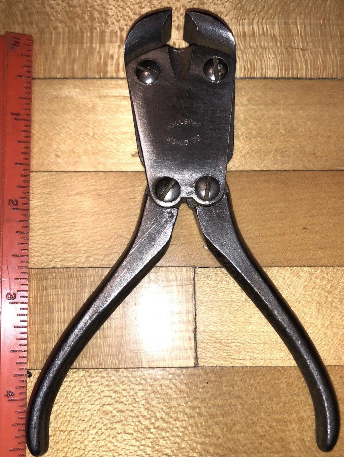 VTG Halls Patent 4-1/2” Adjustable Nippers Machinist Wire Cutters Hard Steel