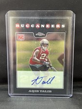 2008 Topps Chrome Rookie Auto Aqib Talib #TC261 Auto