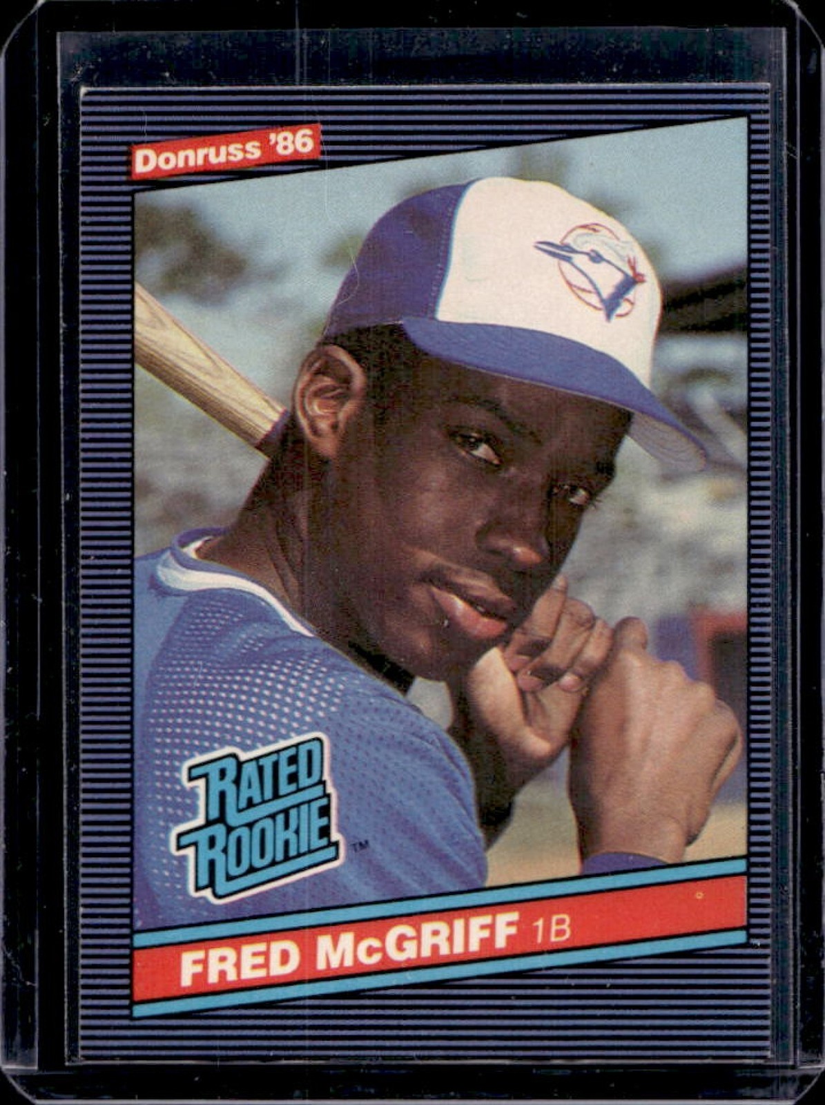 1986 Donruss Fred McGriff Rookie RC #28 Blue Jays