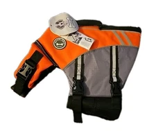 VIVAGLORY Sports Style Dog Life Jacket with Adjustable & Durable, Size M