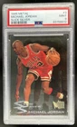 1995-96 Fleer Metal Michael Jordan Slick Silver #3 Bulls PSA 9