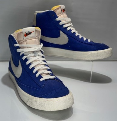 Nike Blazer Mid 77 Vintage Suede Deep Royal Blue White CZ1088-400 Size 8.5 US