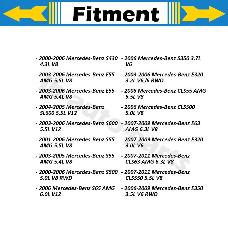 Sunsong Brake Hose Line Front 2x For 2003-2006 Mercedes-Benz S600 5.5L - Image 2 of 4