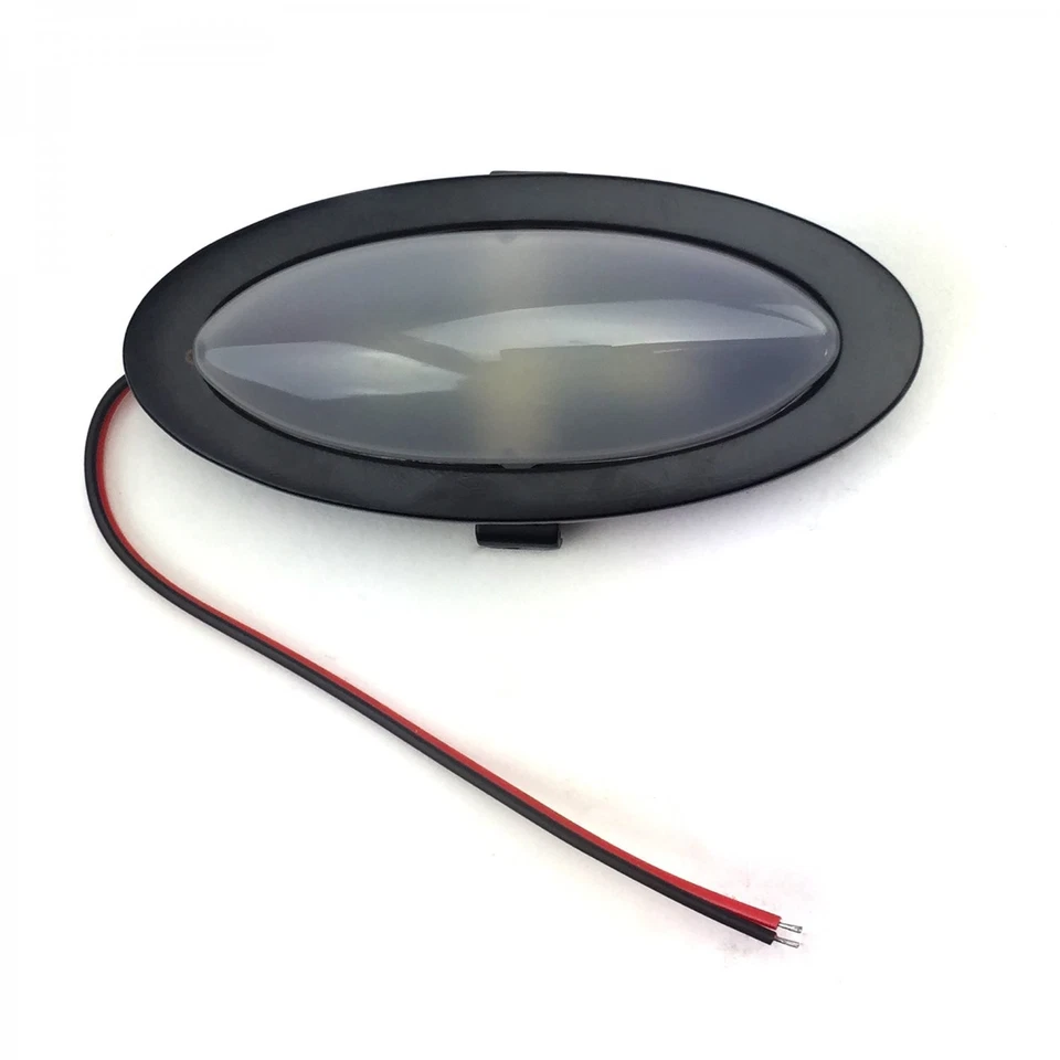 2 Piezas Billet Interior Cortesía Domo Luces 30 Grados Bisel Ángulo LED Negro PAR Foto 4 de 4