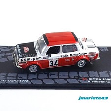Simca 1000 Rally 2 #34 B. Fiorentino - M. Gelin Rally Monte Carlo 1973 1:43