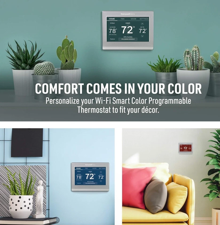 Termostato programable color inteligente Honeywell RTH9585WF1004 Foto 4 de 4