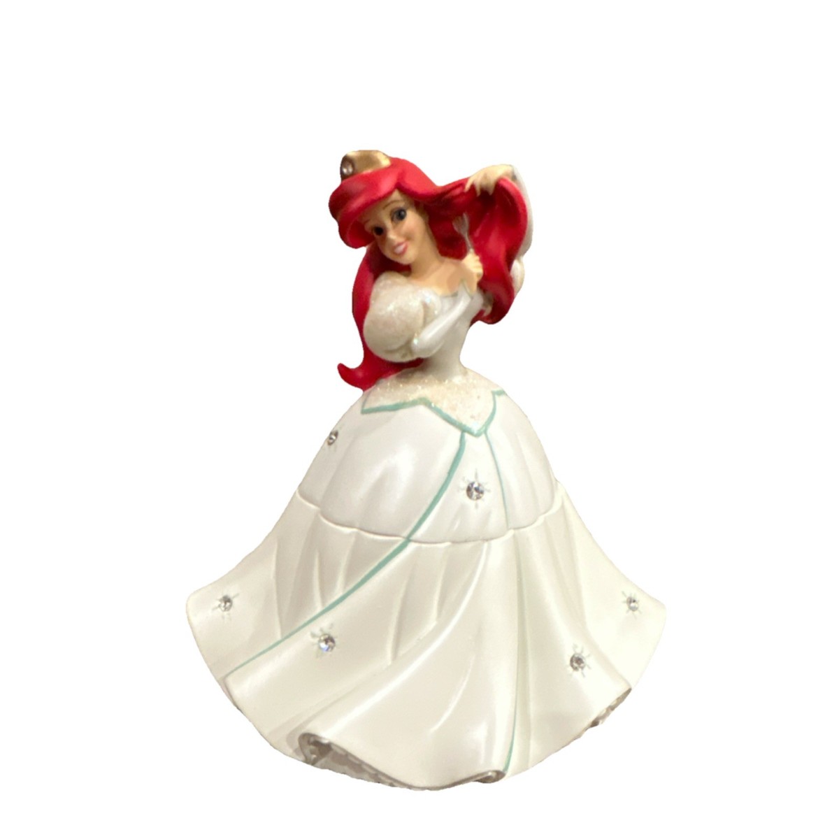 Disney The Little Mermaid Ariel Wedding Dress Figurine Removable Top | eBay