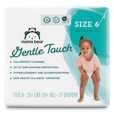 Amazon Brand - Gentle Touch Baby Diapers, Size 6, 27 Count, Disposable, Leak ...