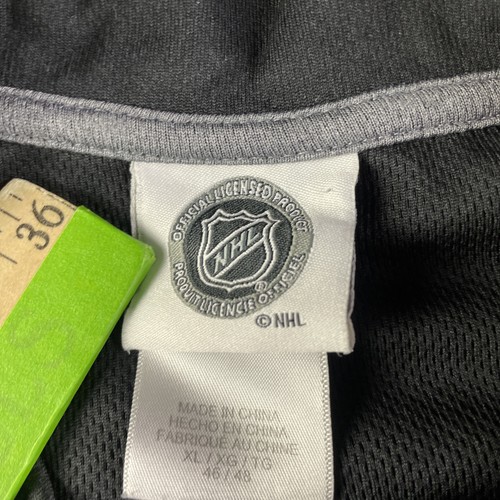 Vegas Golden Knights Jacket Mens Extra Large Black Gray Quarter Zip Pullover NHL - Picture 7 of 8