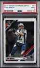 2019 PANINI DONRUSS OPTIC #63 TOM BRADY PSA 9