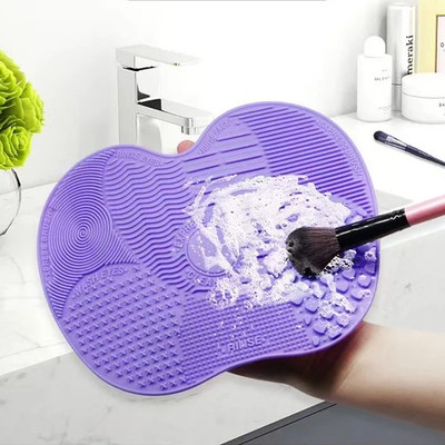 Silicone Brush Cleaner Cosmetic Make Up Washing Mat Cleaner Pad