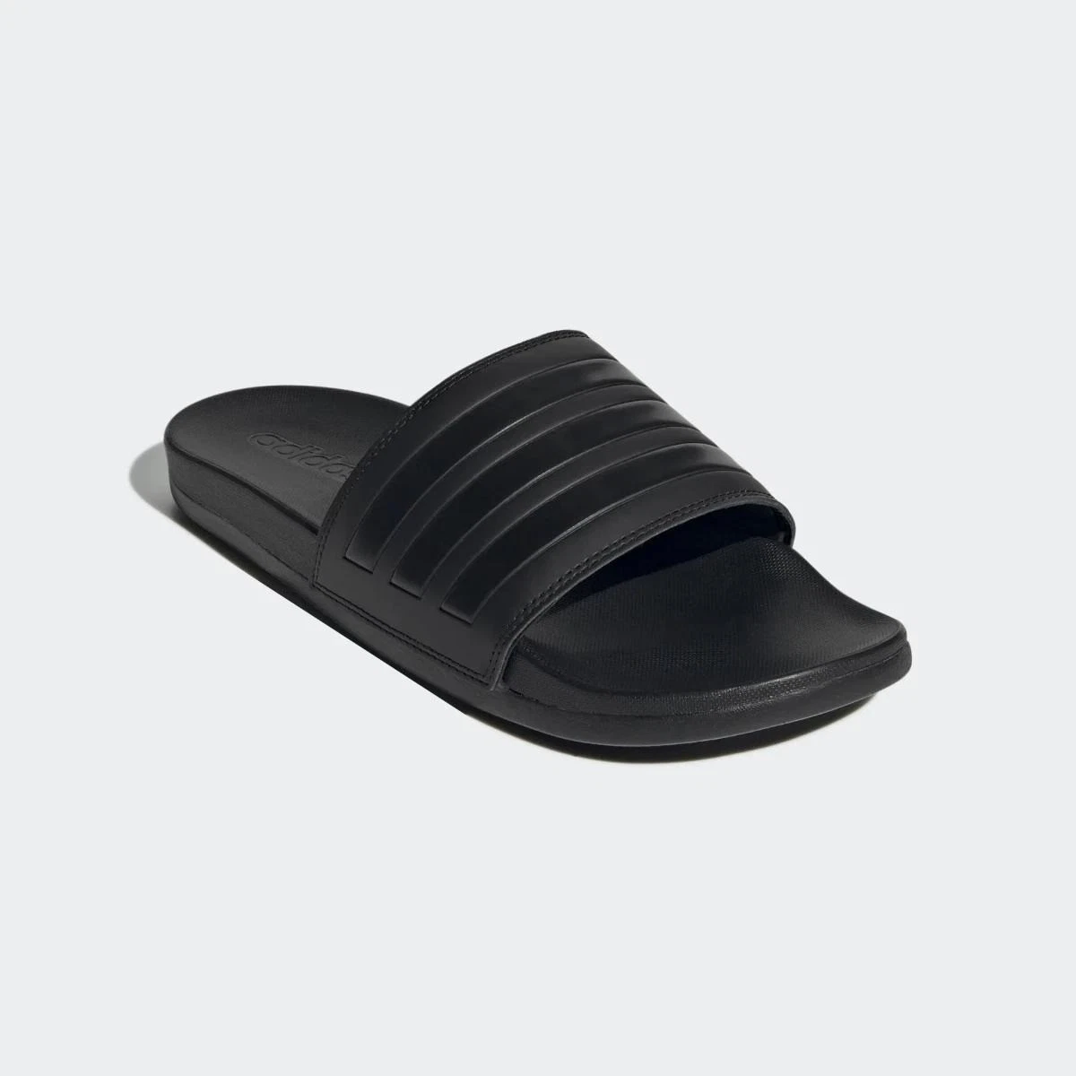 Adidas Adilette Comfort Slides Mens 7 Black Athletic Sandals GZ5230 New