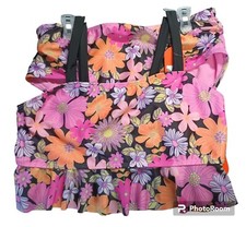 Wonder Nation Girls Floral Print Ruffle Tankini 2 Pc M 7-8 OR XL 14-16 