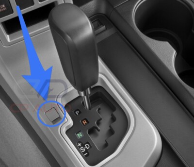 07 - 10 TOYOTA TUNDRA SHIFT LOCK RELEASE BUTTON COVER OEM SILVER NEW