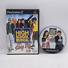 Disney High School Musical: Sing It (Sony PlayStation 2, 2007) PS2 No Manual