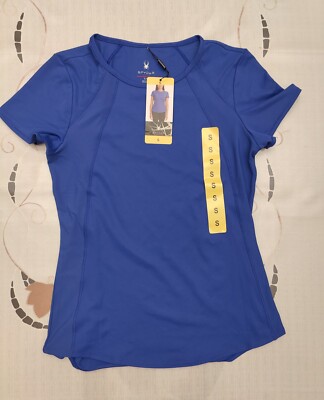 Spyder ladies short sleeve tee, Size Small, Perennial Blue