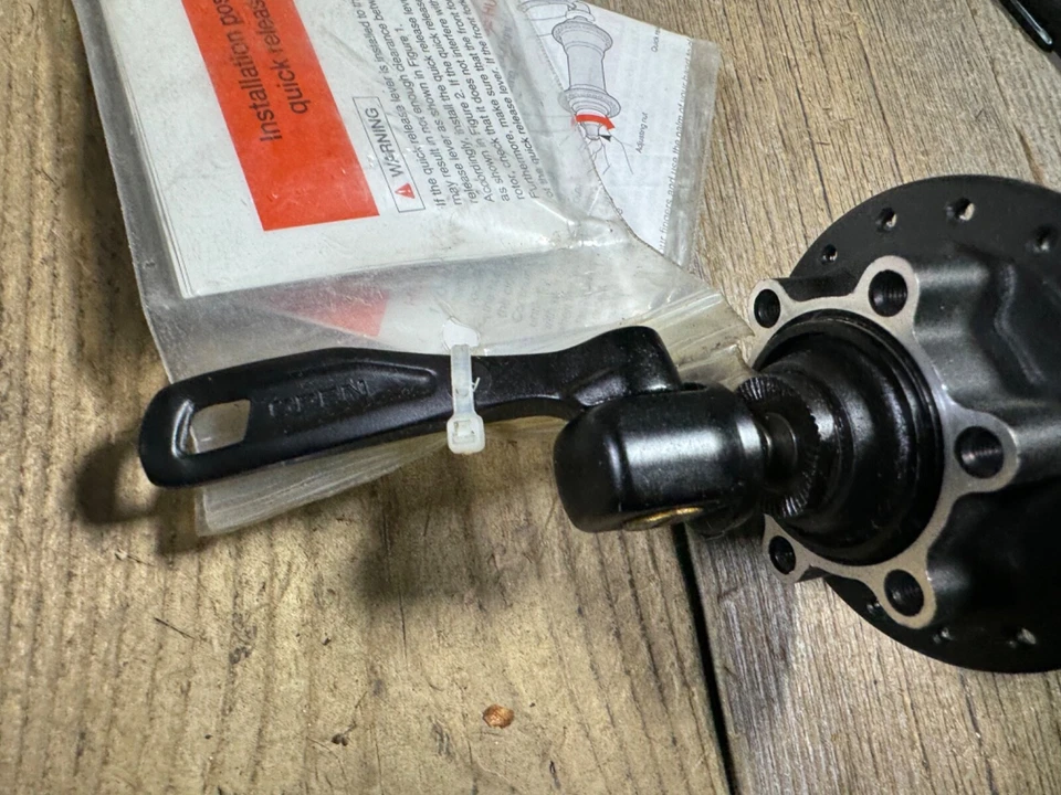 Shimano Deore XT Front Hub HB-M525 32H Disc 6-Bolt Black Brand New MTB Mountain - Image 4 of 4