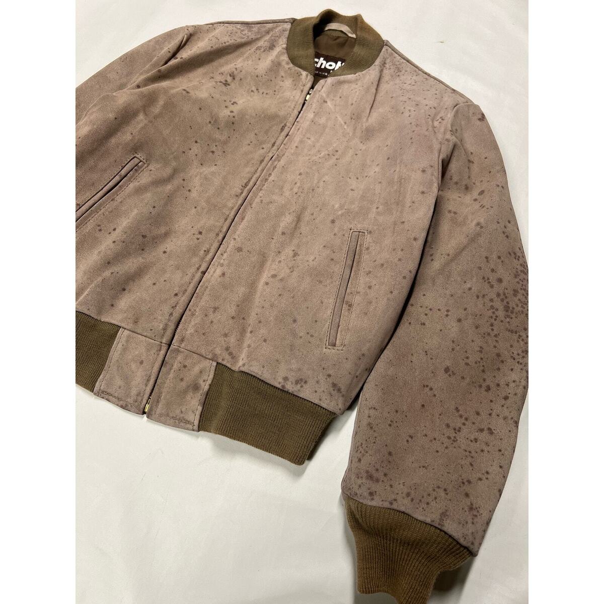 Vintage Schott NYC 80's Suede Leather Bomber Jacket | eBay