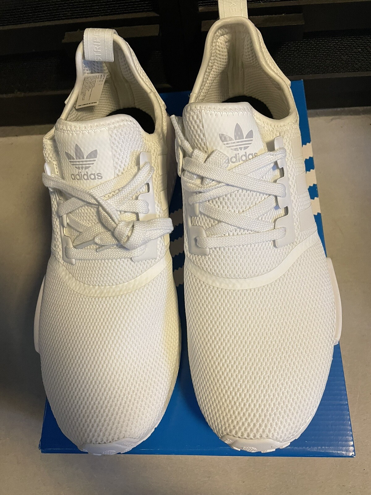 NIB DS Adidas Original NMD R1 Triple White Limited OG Release 2016 S79166  Sz 14 image 3