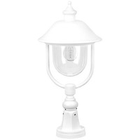 AußEnleuchte Sockelleuchte Weiss 1X E27 Max. 100W IP43 Landa