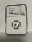 1943-D Mercury Dime | NGC MS67FB | Full Split Bands!
