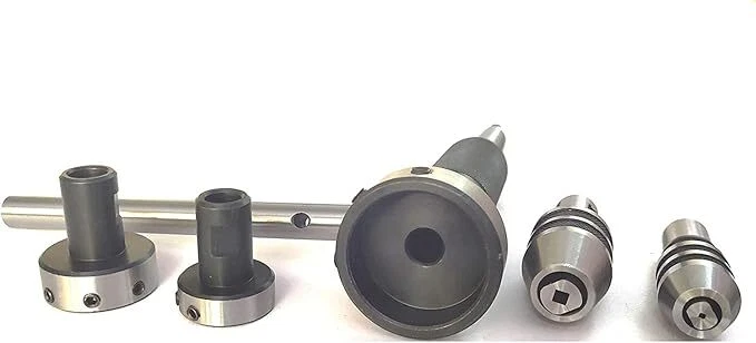 Насадка на резьбу и нарезку резьбы - токарный станок хвостовой приклад держатель набор машин - (США) - Изображение 3 из 4