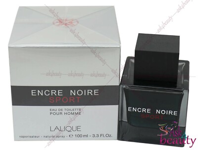 Encre Noire Sport by Lalique 3.4oz/100ml EDT Spray for Men New in box