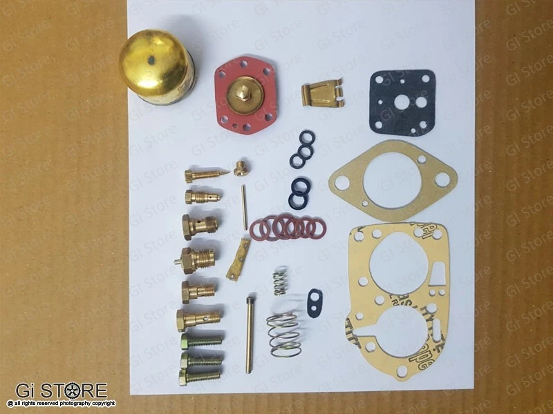 Kit de reconstrucción de carburador Solex para Jeep Willys CJ3B CJ5 134F + válvula antirretorno Foto 2 de 4