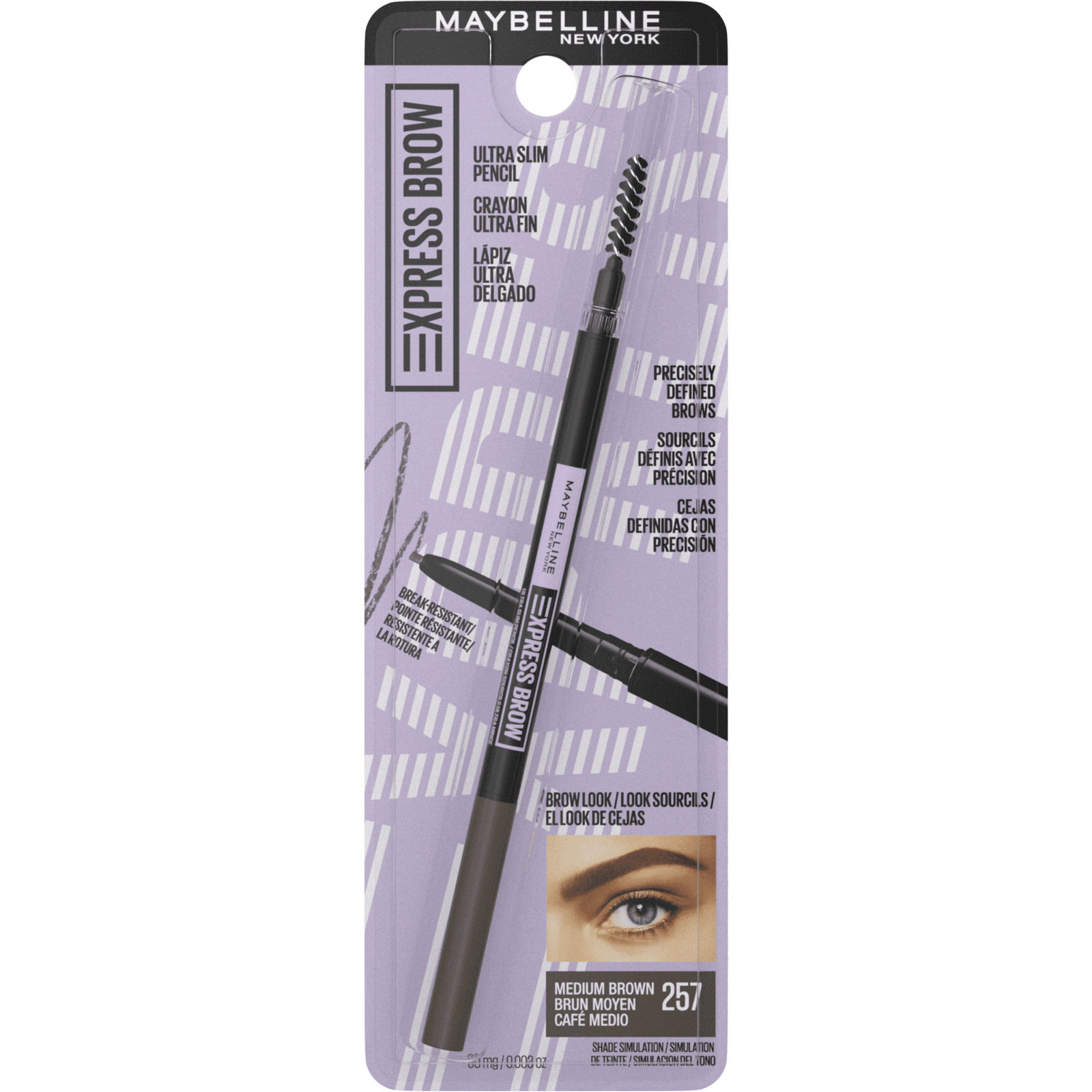 Карандаш для бровей Maybelline Express Brow Ultra Slim, выбор на ваш выбор
