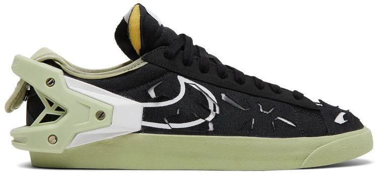Nike Acronym x Blazer Low Black Olive Aura for Sale | Authenticity